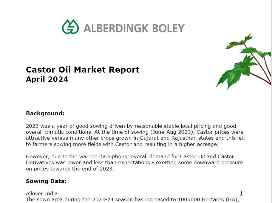 Castor Oil Market Report